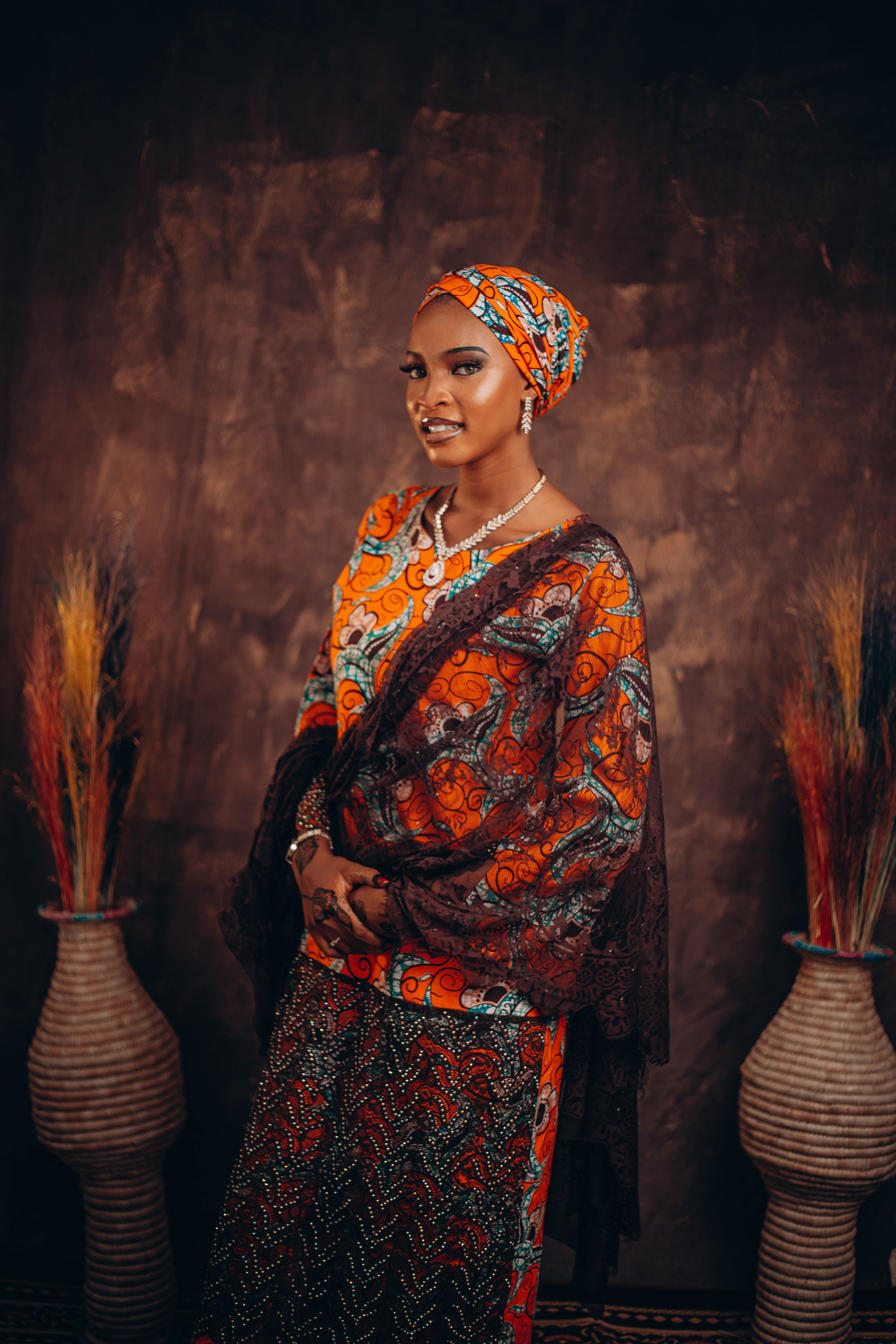 Elegant Woman in Traditional African Attire · Free Stock Photo