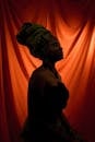 Woman Wearing Green Turban