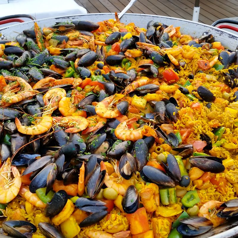 Spanish Saffron Artichoke Heart and Almond Rice