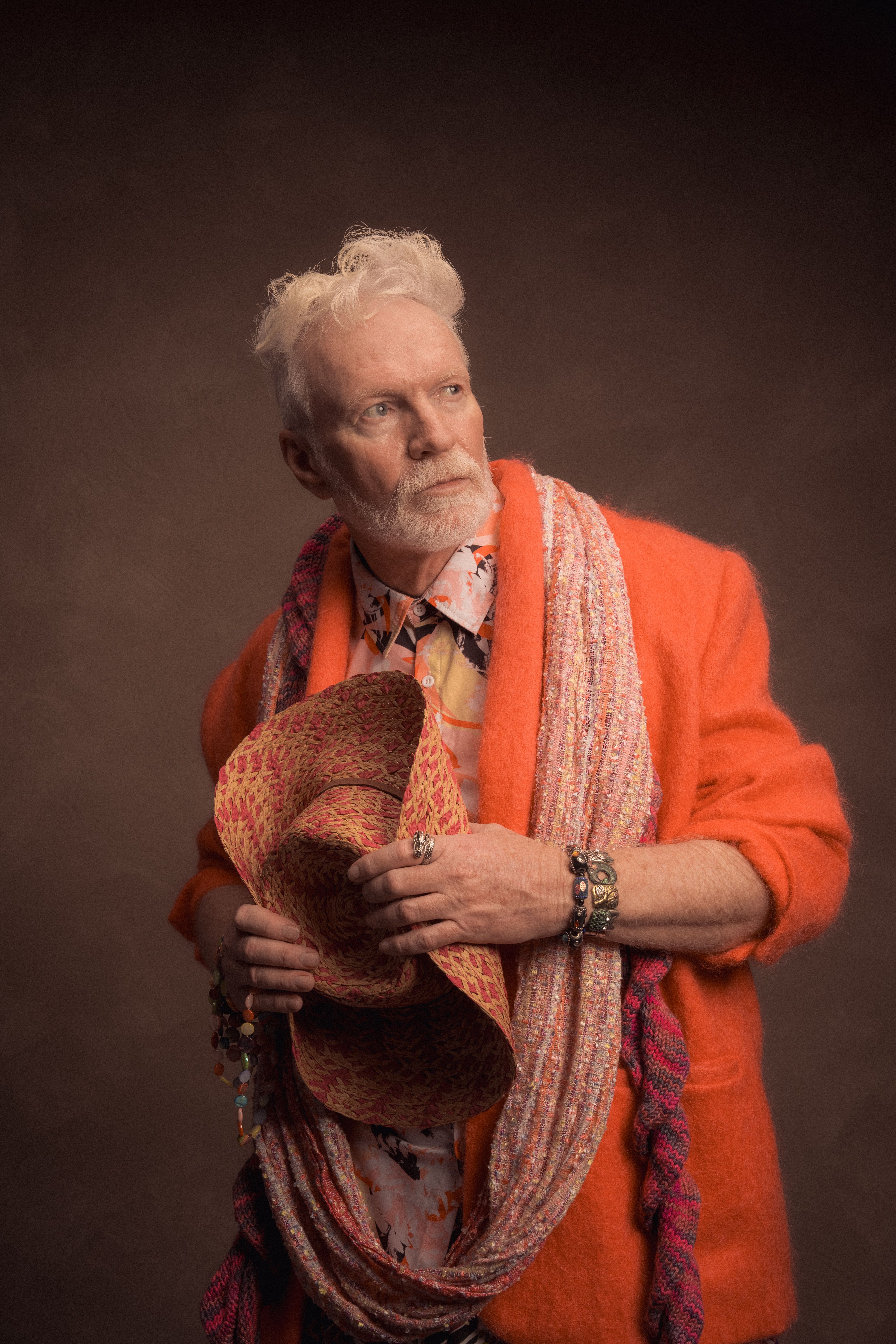 Elderly Man in Colorful Fashion Portrait · Free Stock Photo