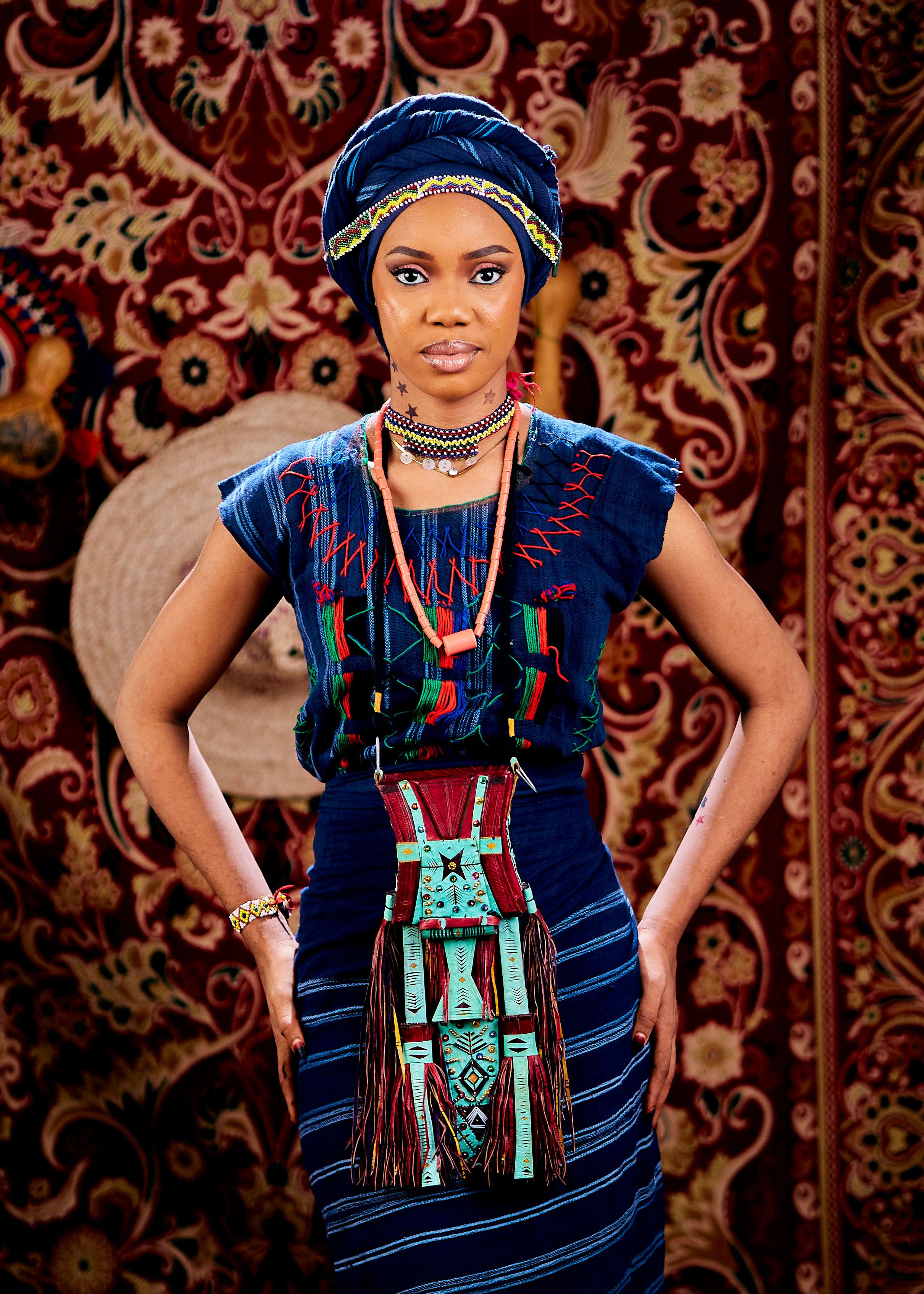 Elegant Woman in Traditional African Attire · Free Stock Photo