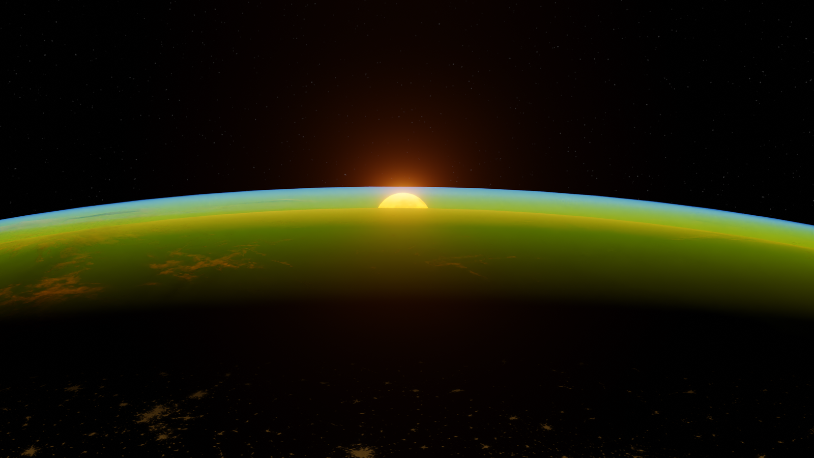 Majestic Earth Sunrise from Outer Space · Free Stock Photo