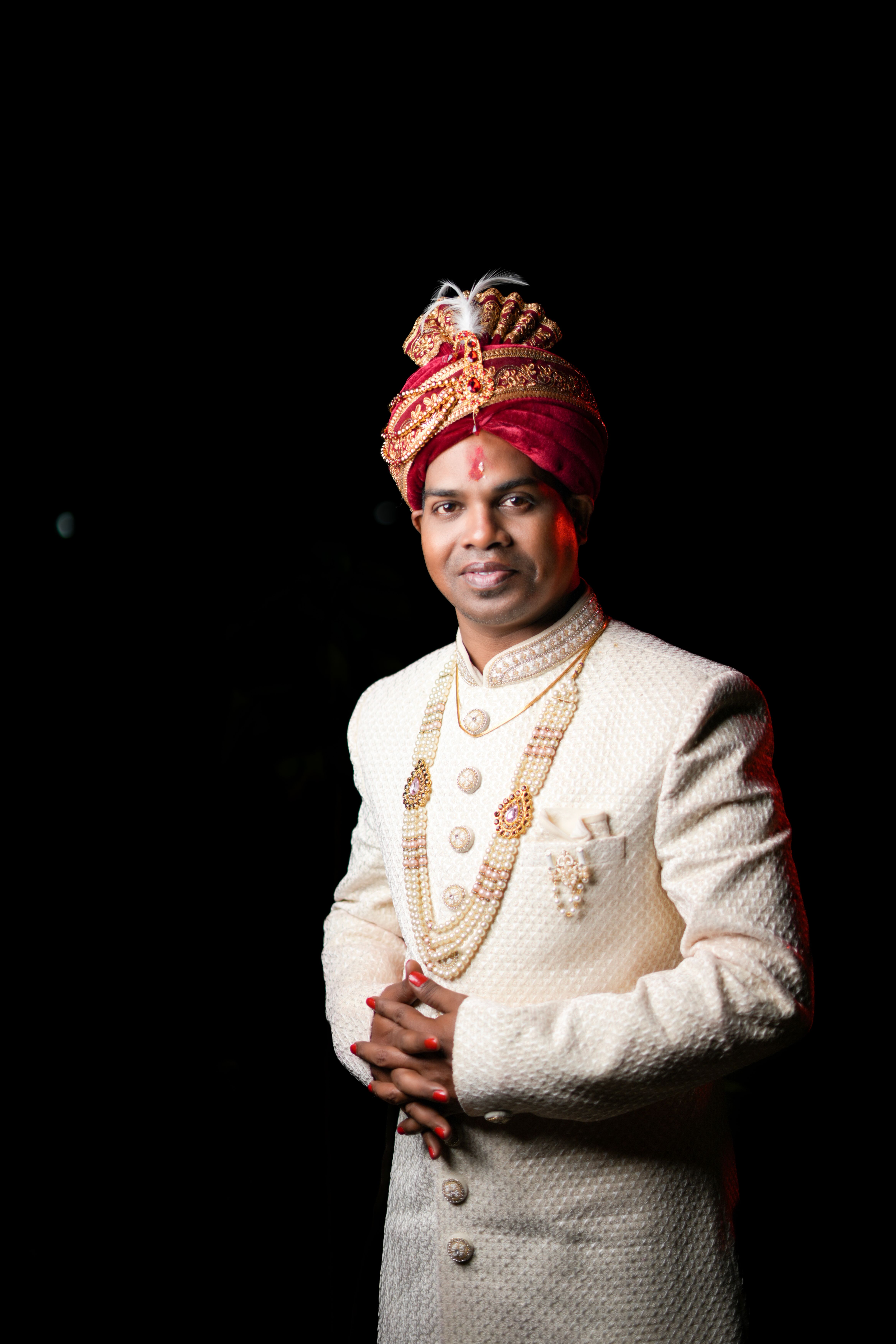 The Groom — Three-piece · ceremony cut