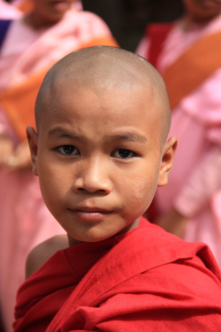 Boy Wearing Robe