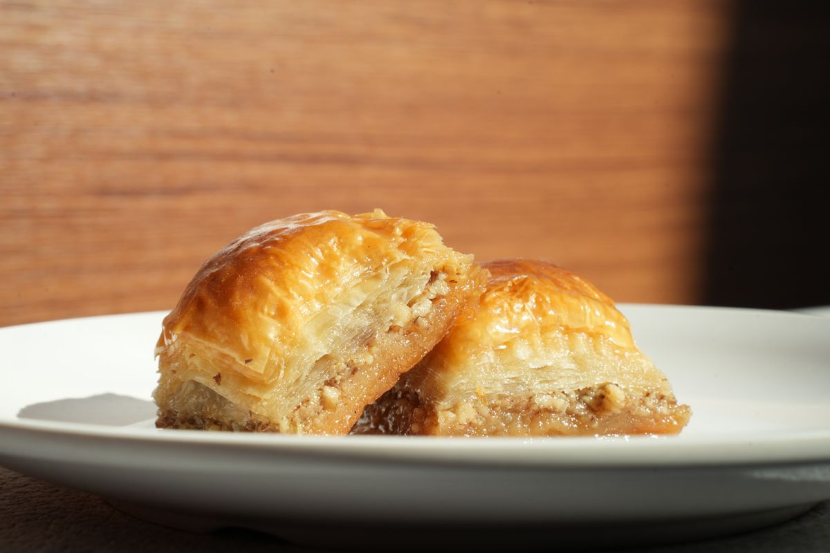 Bartın beyaz baklava cevizli şerbetli