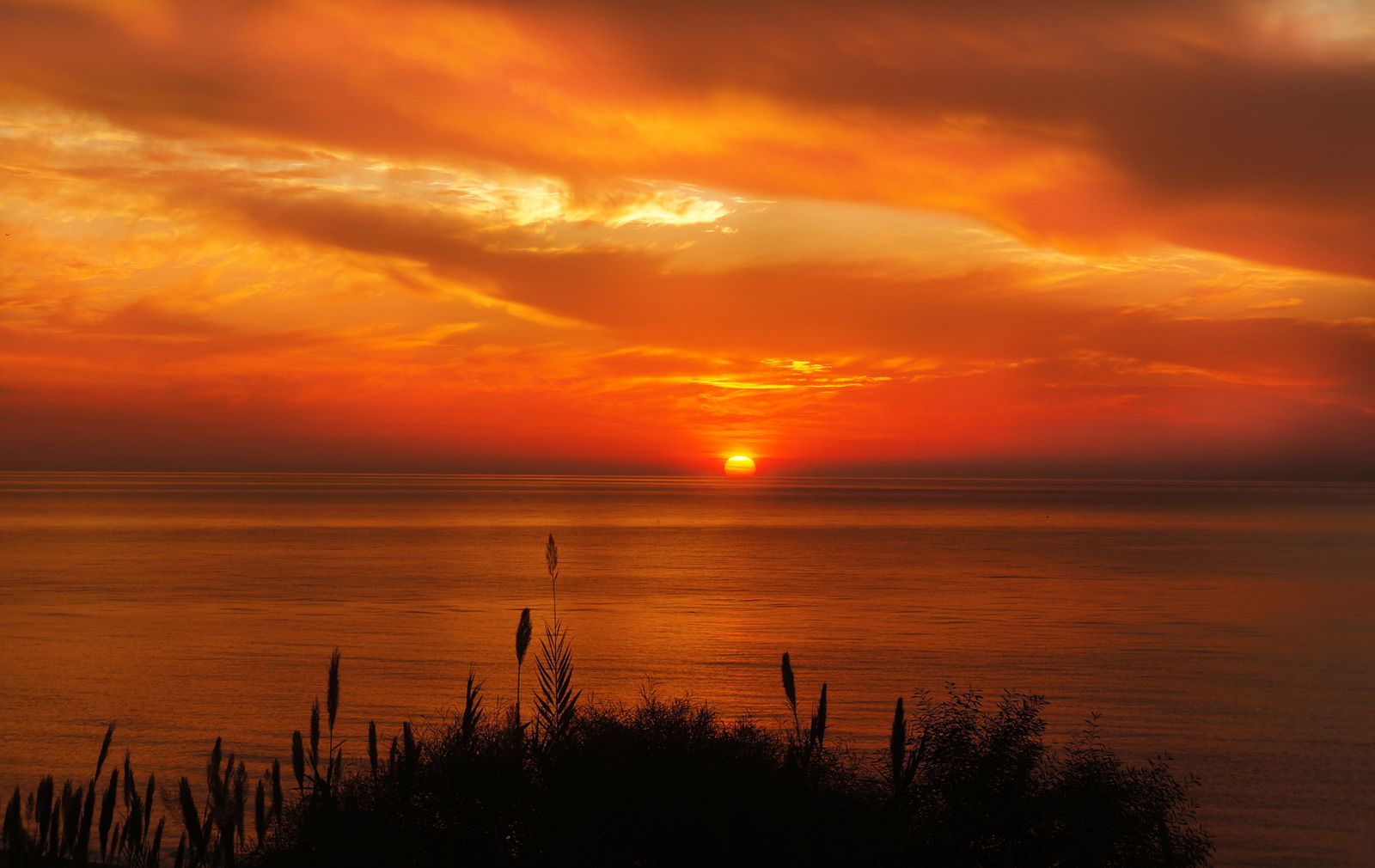 Sun Rise Only Sun Sunset Landscape · Free Stock Photo