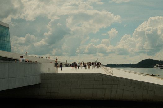 Opera House rooftop and harbour dinner — Oslo