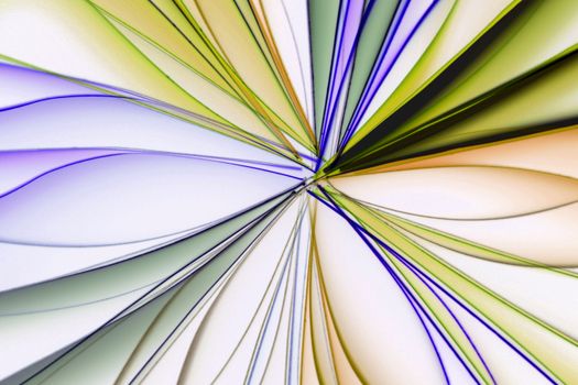 Vibrant abstract image with dynamic radiating lines in various colors creating an artistic pattern.