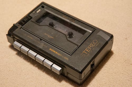 Free stock photo of cassette player