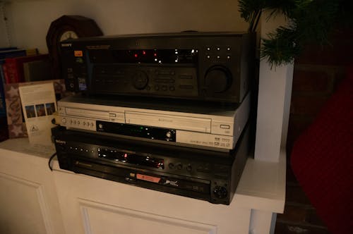 Free stock photo of cd player, dvd player, vhs