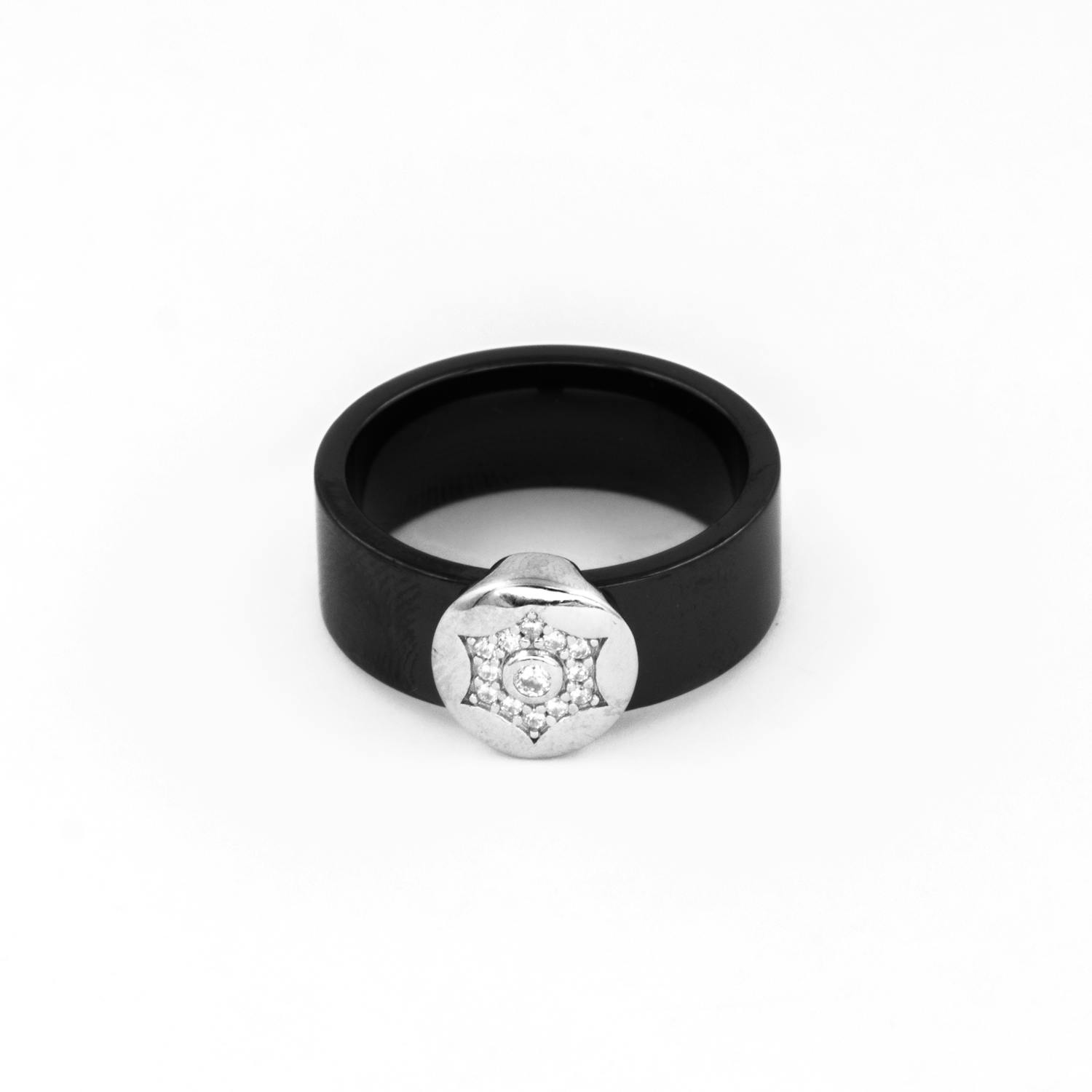 Platinum diamond cocktail ring