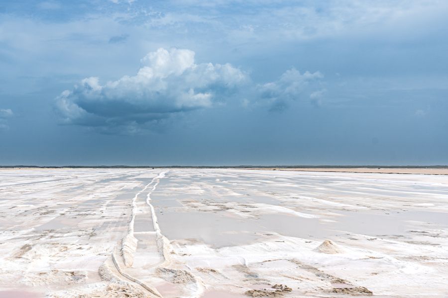 The Makgadikgadi salt pans