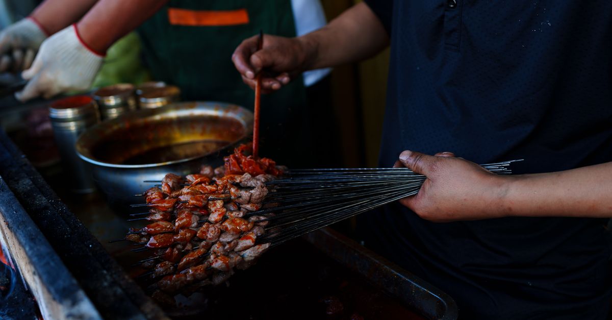 Kunming Yunnan traditional food street with local cuisine
