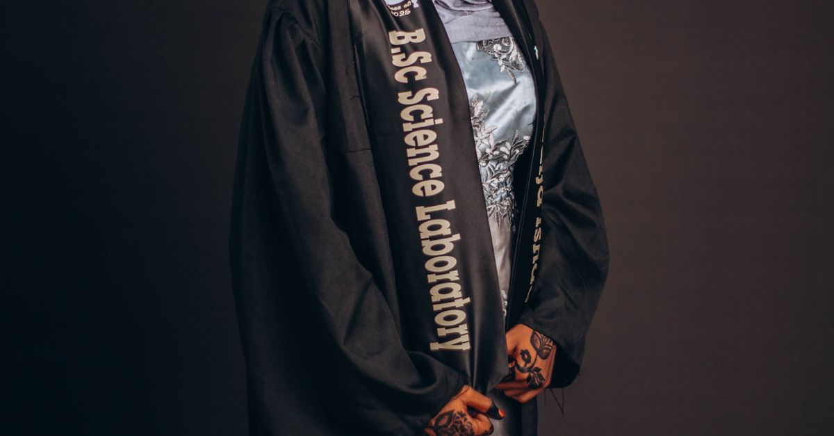 Graduation Portrait of Female Science Graduate · Free Stock Photo