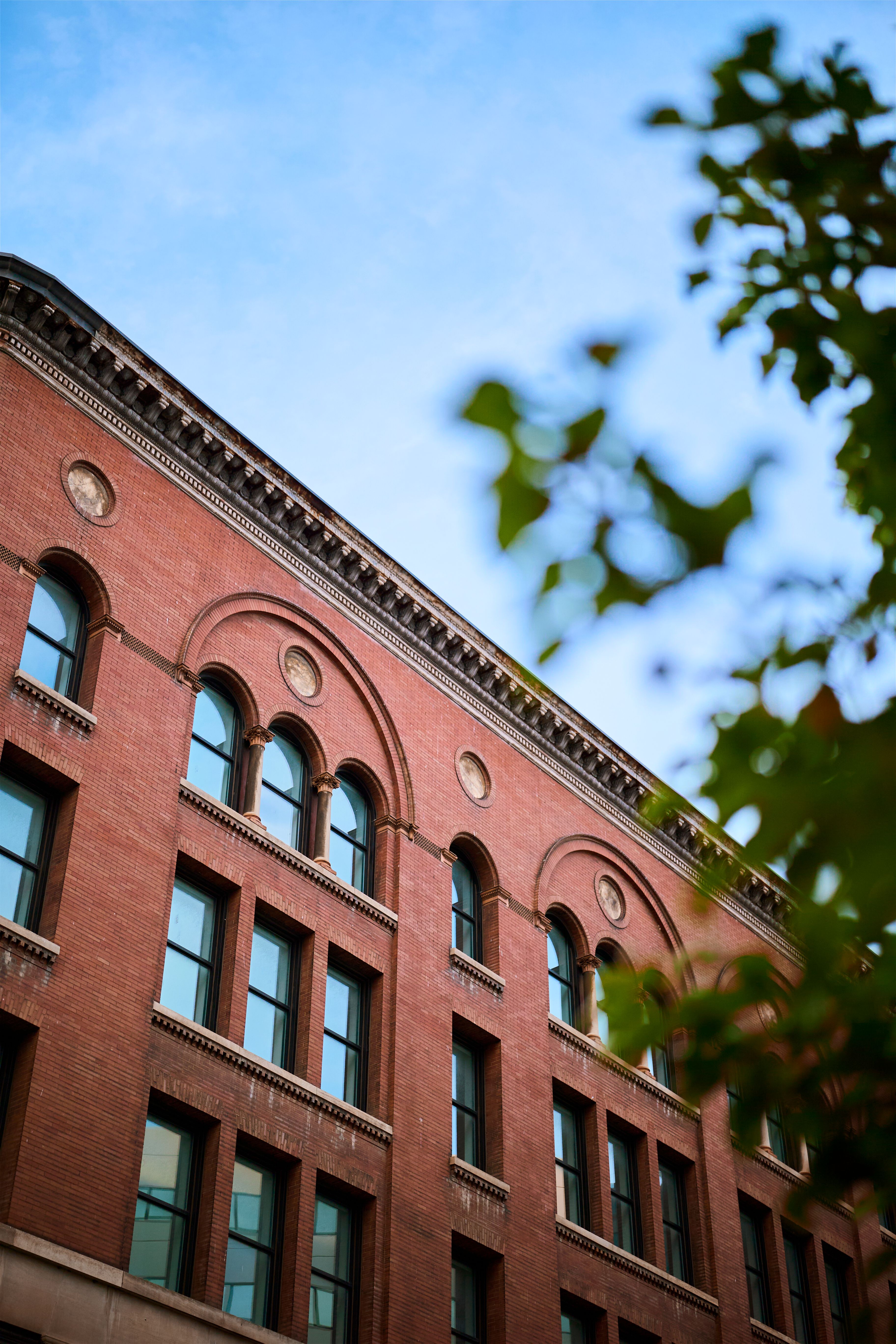 Red Building On A School Campus · Free Stock Photo