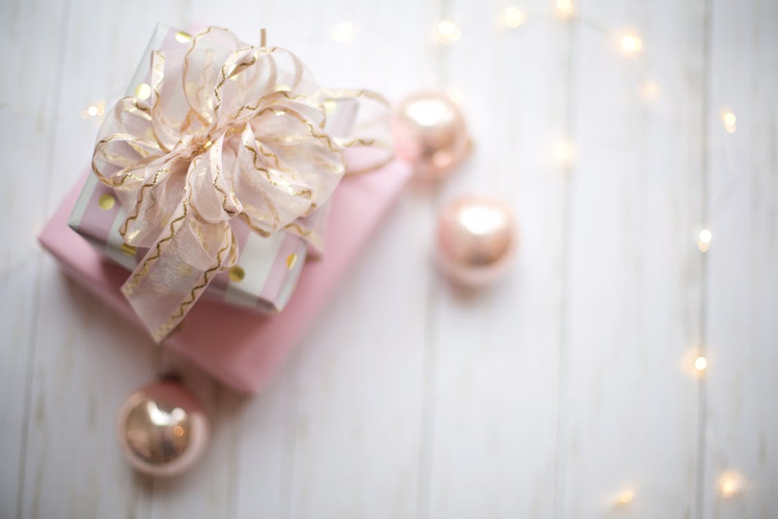 Free Pastel Colored Gift Boxes Stock Photo