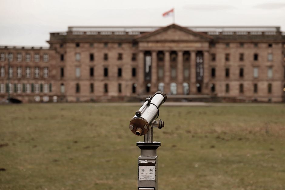 half|antique telescope
