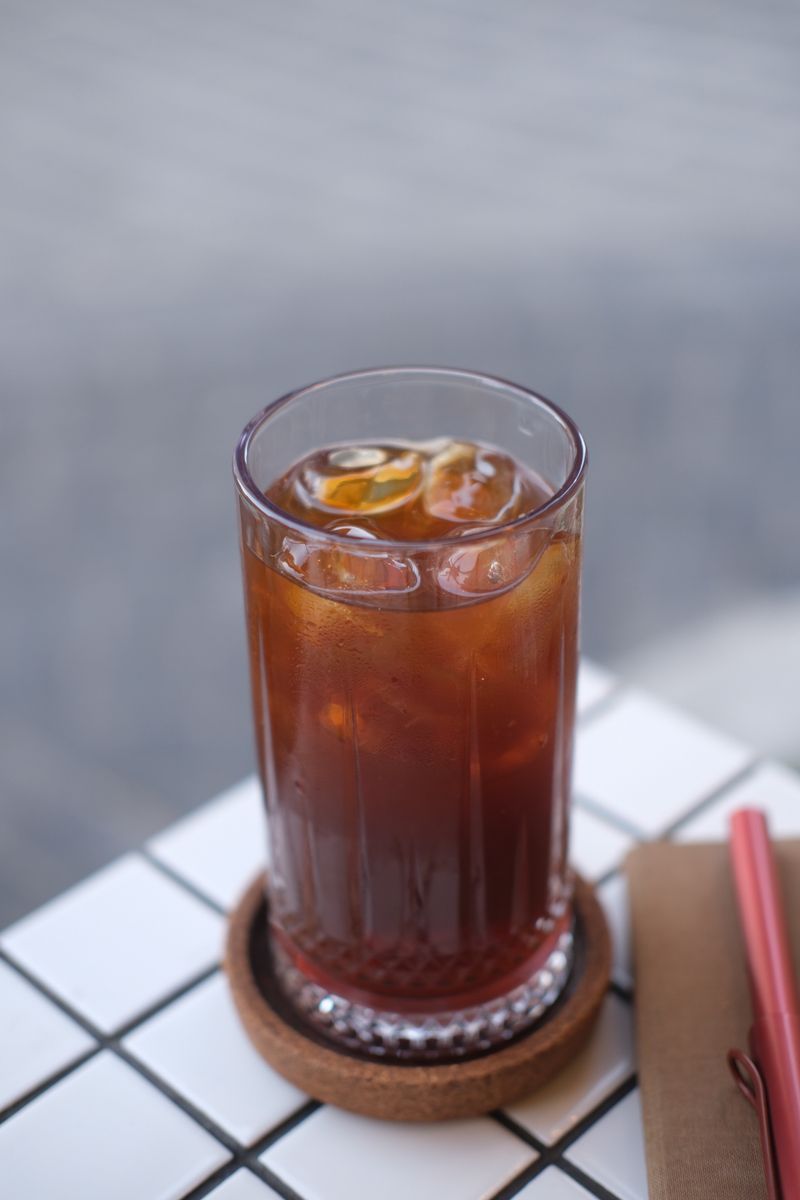 Peach iced tea