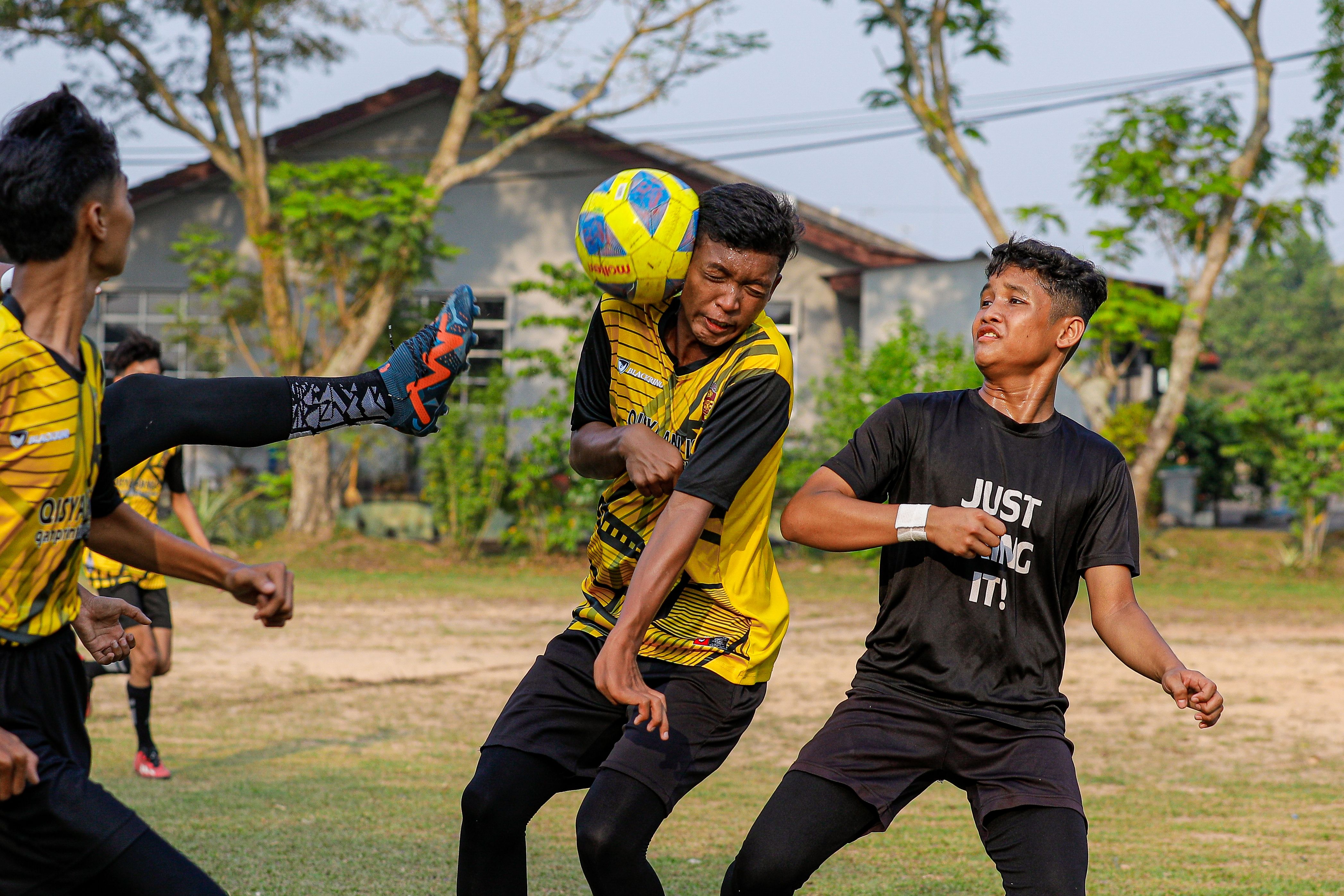 Dynamic Youth Soccer Match in Action