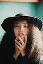 Woman Wearing Hat