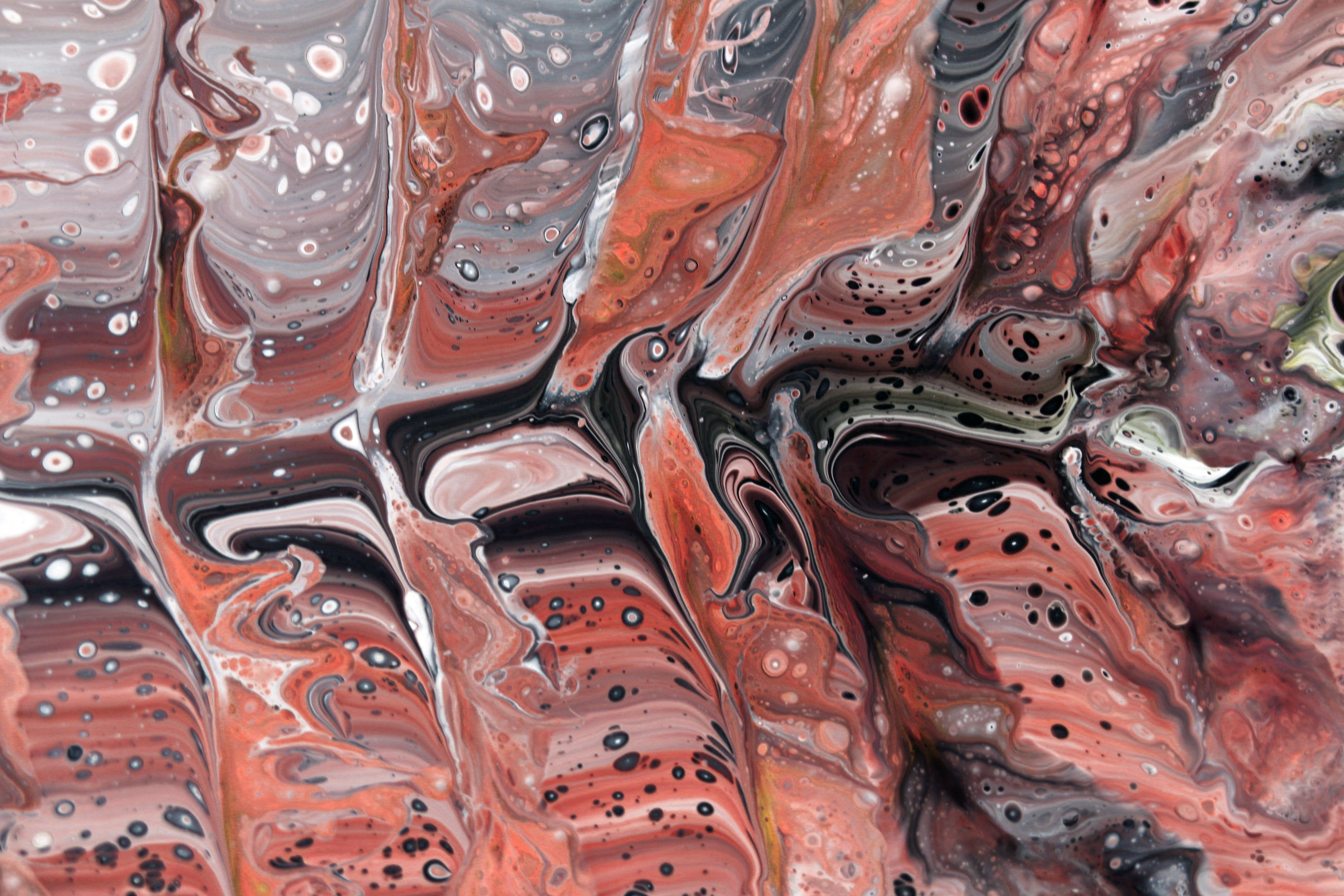Vibrant Abstract Fluid Art in Earthy Tones · Free Stock Photo