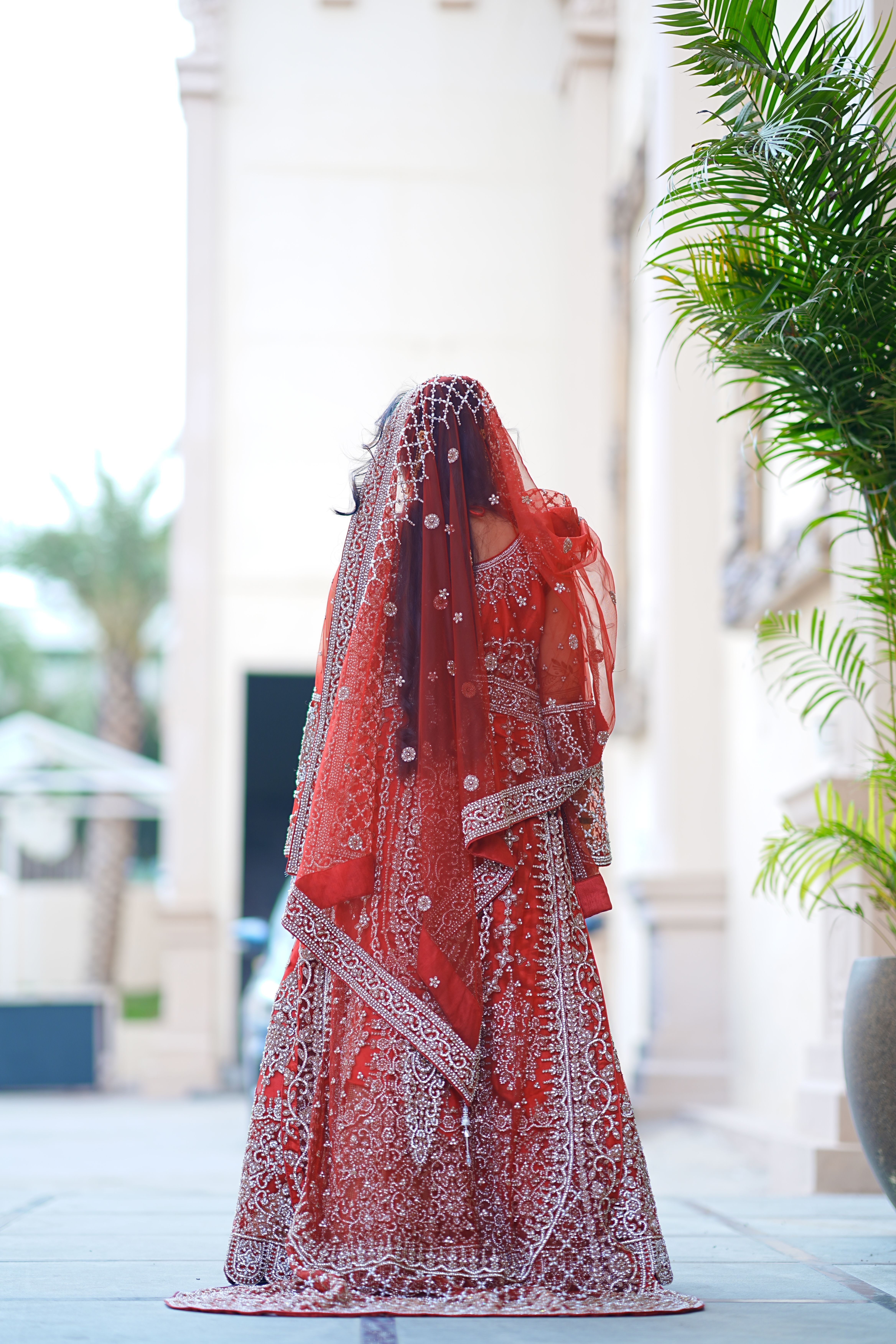 fitted lace wedding dress Red Bridal Ao Dai | Modern Vietnamese Bridal Dress (#CHANG)