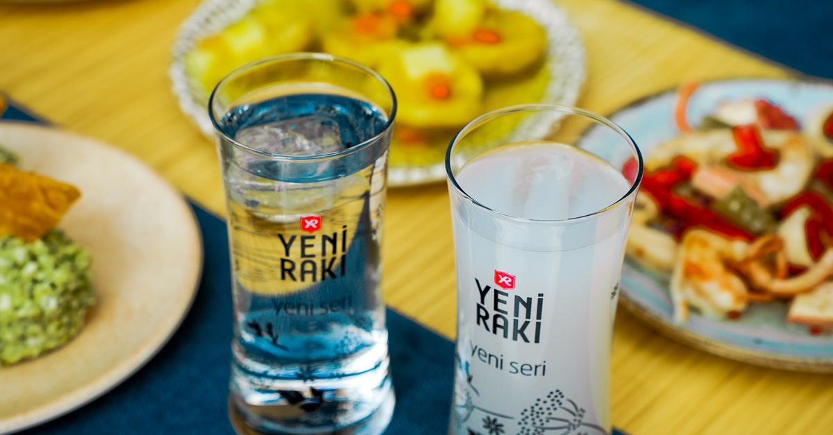 Traditional Turkish Meze with Yeni Rakı Glasses · Free Stock Photo