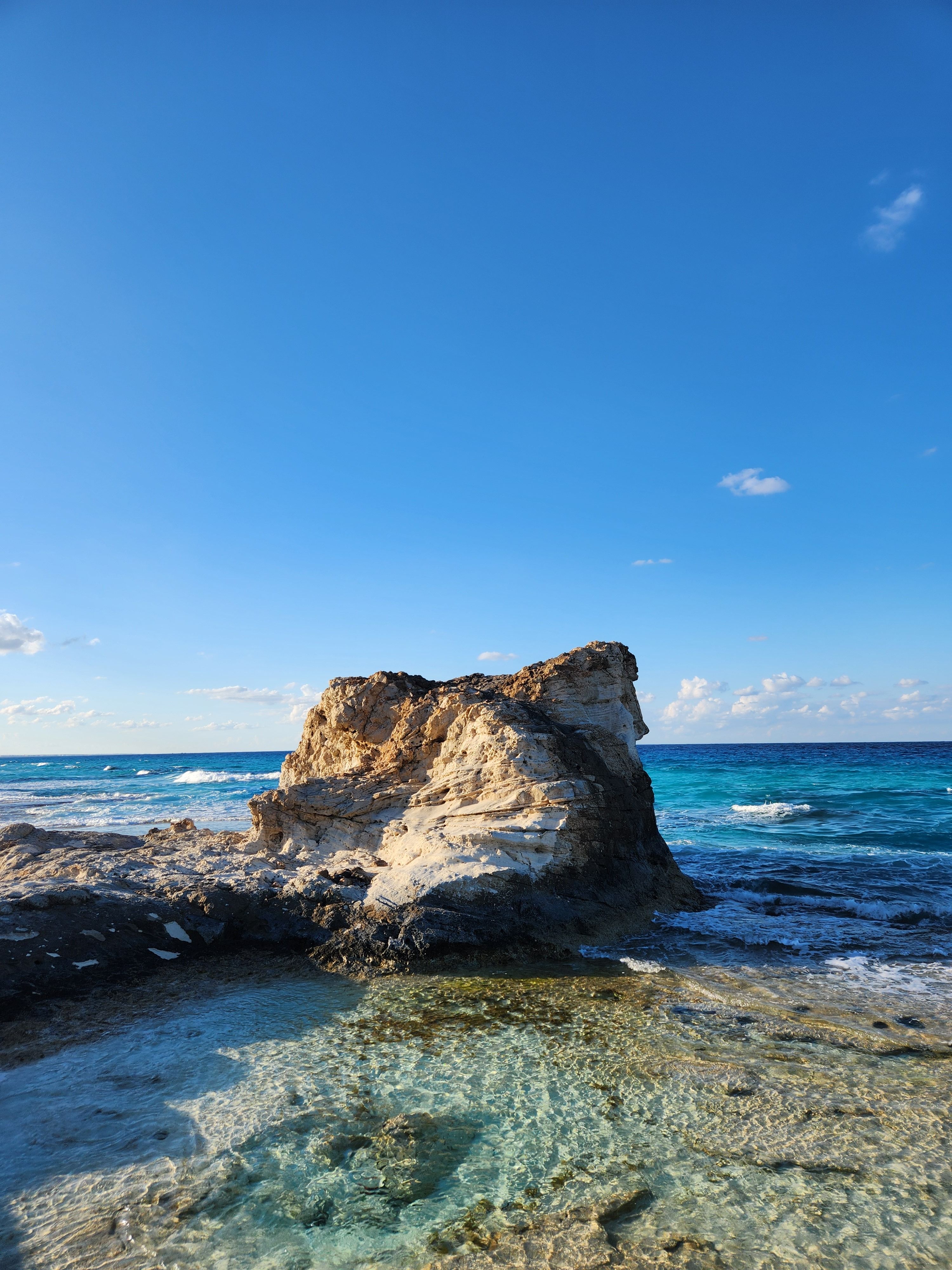 Stunning Rock Formation on Egyptian Coast · Free Stock Photo