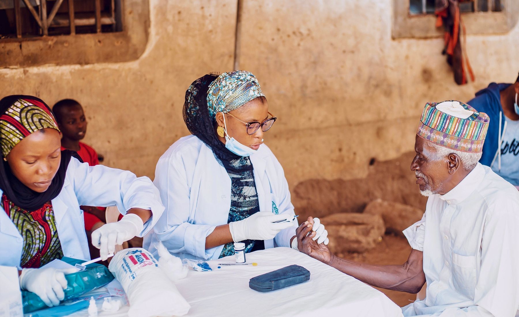 Community medical outreach in Kaduna, Nigeria