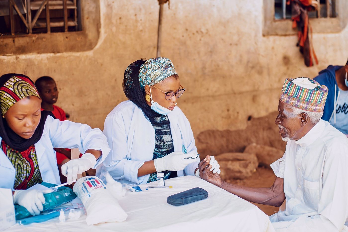 Une équipe de santé lors d’une activité communautaire à Kaduna, au Nigeria