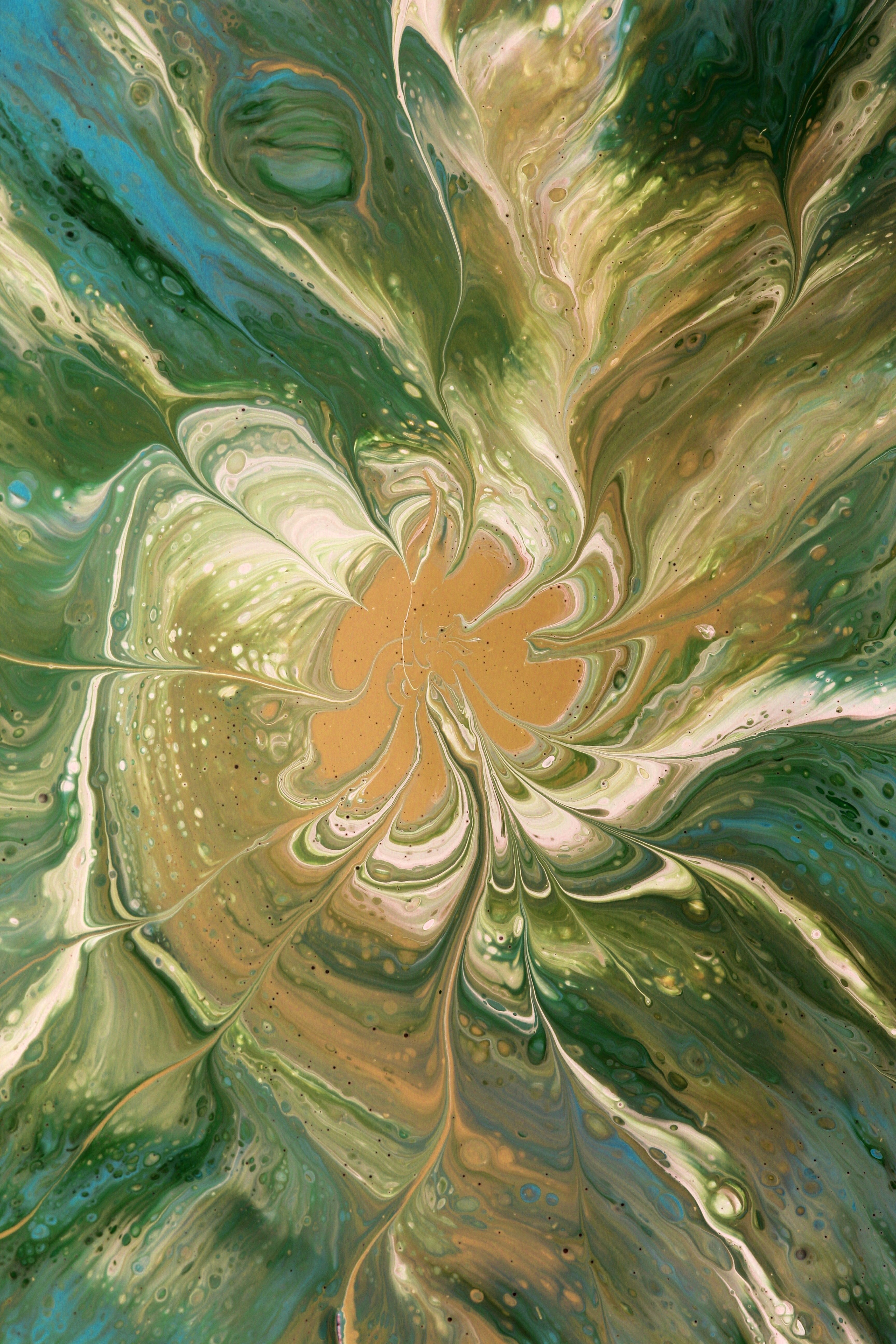 Abstract Fluid Art in Earthy Tones · Free Stock Photo