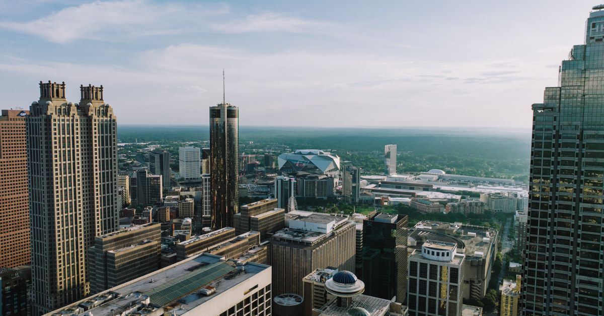 Atlanta skyline at dusk | Mubboo