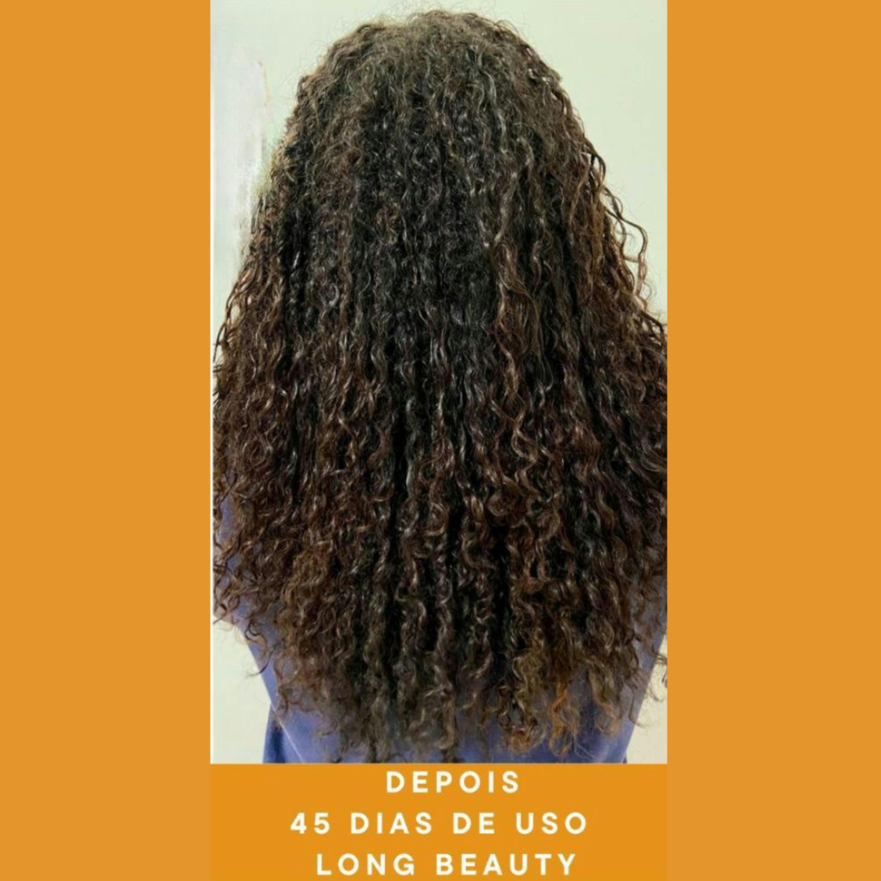 Depois do tratamento - cabelo cacheado saudável