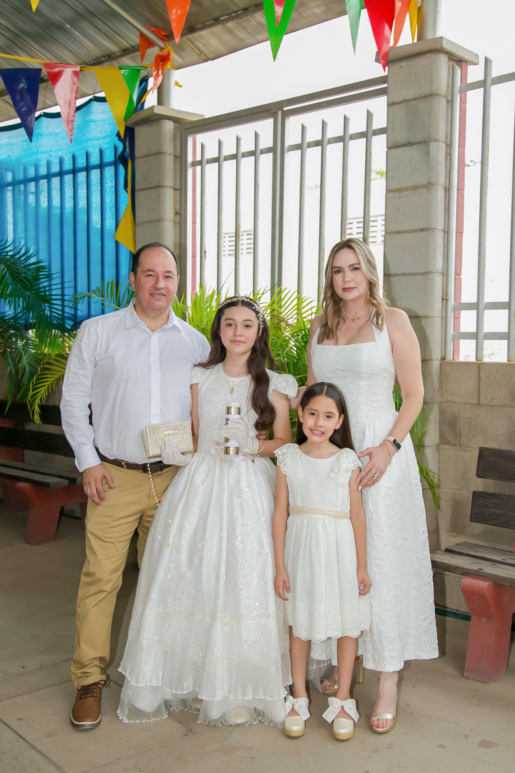 Family Celebrating First Communion Occasion · Free Stock Photo