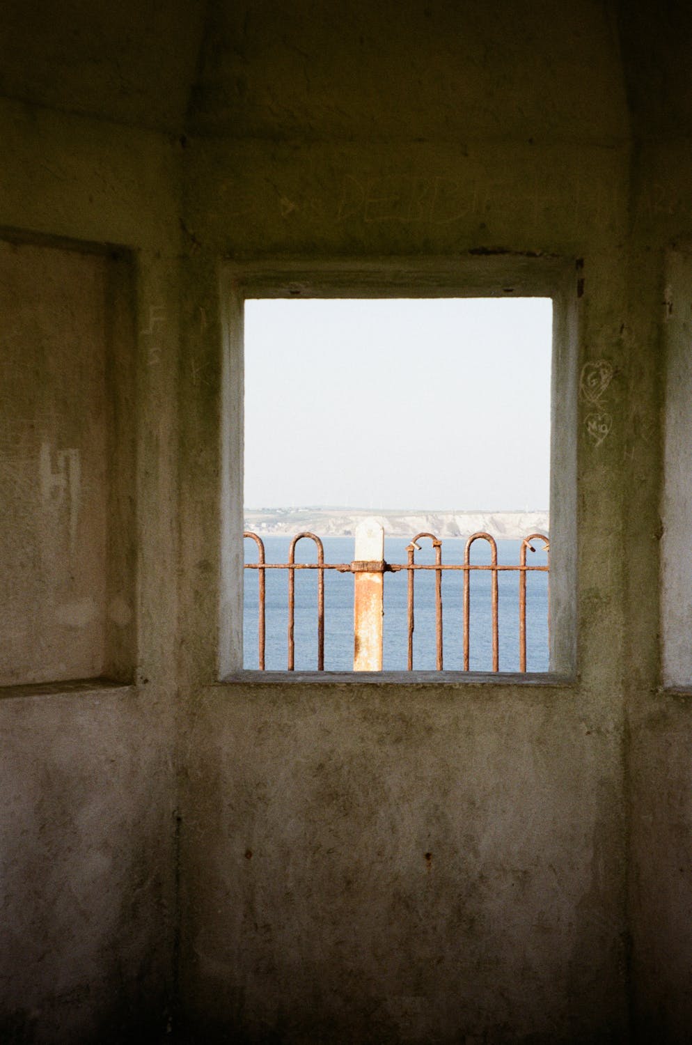 Rustic Window View of Ocean and Horizon · Free Stock Photo