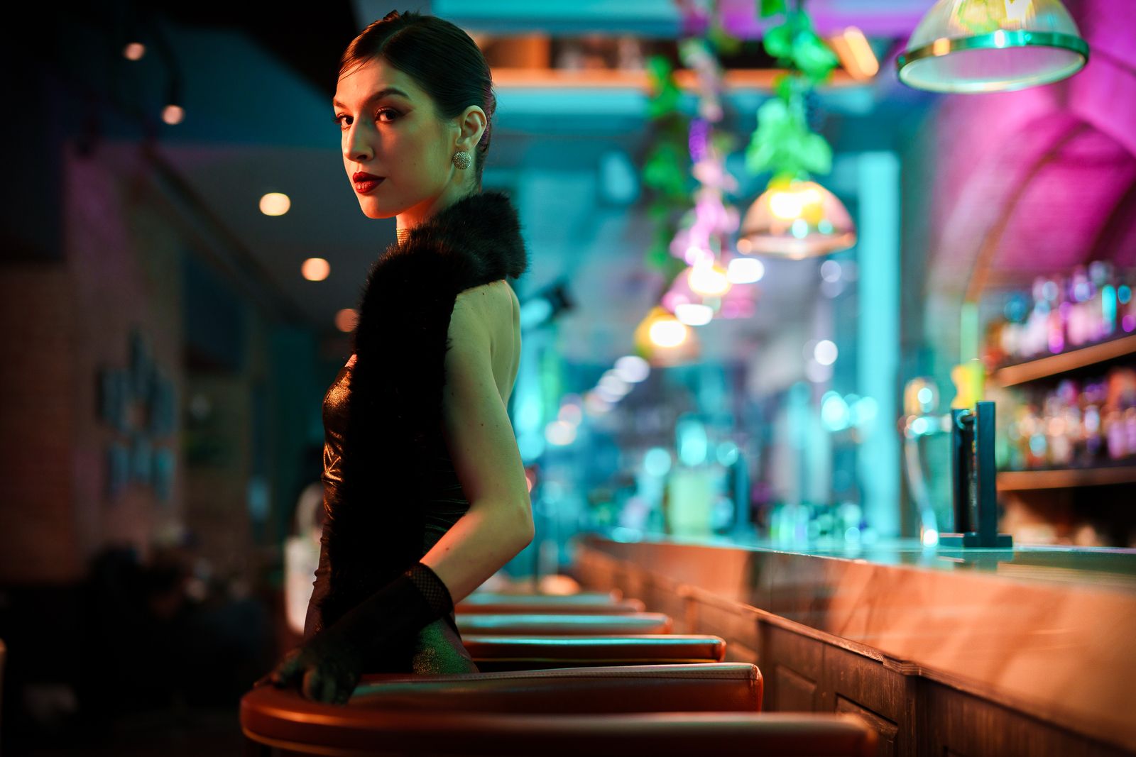 night out fashion 2026 stylish woman in chic nightclub setting