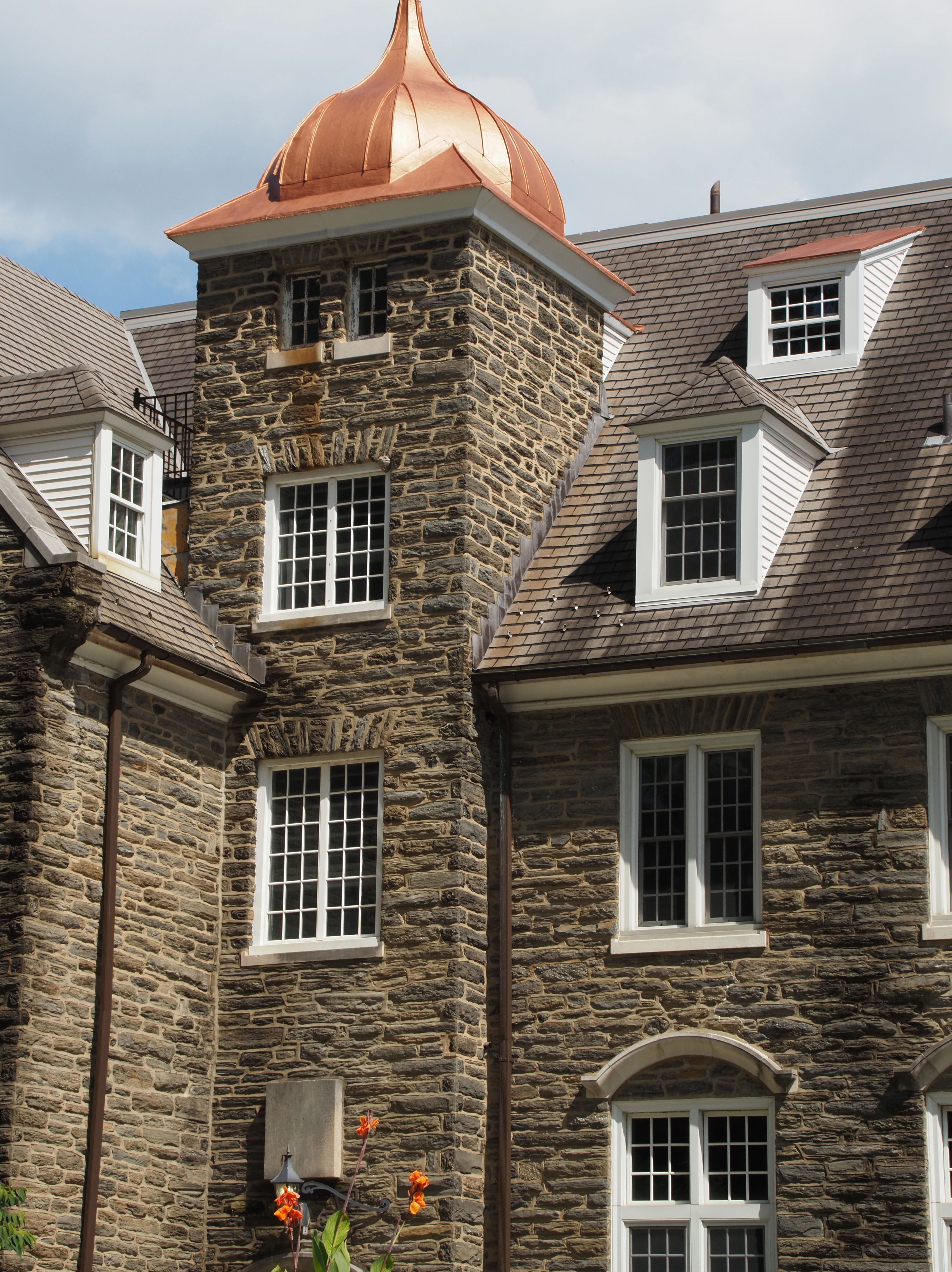 Historic Stone Building with Copper Roof in Pennsylvania · Free Stock Photo