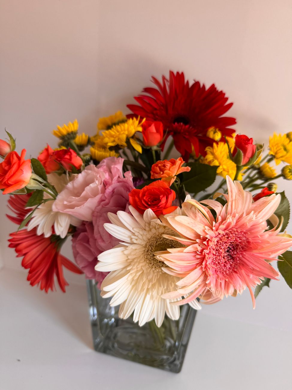 Colorful fresh flower bouquet ready for delivery in Connecticut