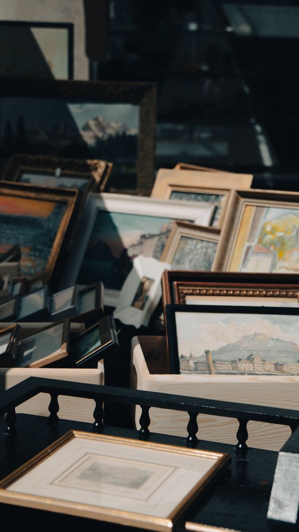 Installation view, north wall — photo by Fran Zaina on Pexels