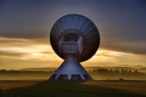 Antena Parabólica Blanca