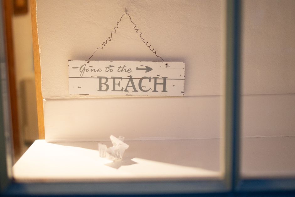 soft blue seaside bedroom