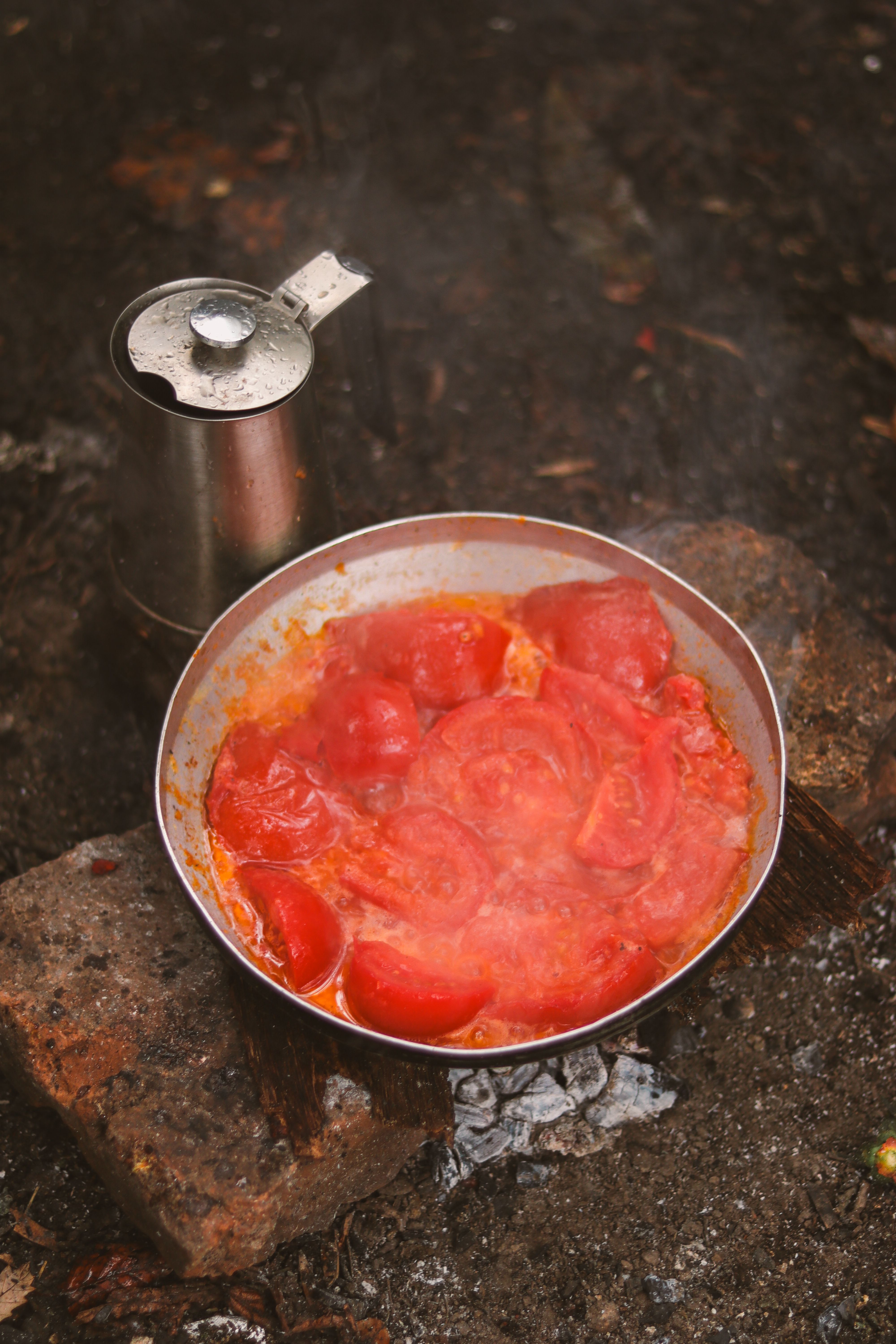 simmering porridge stove