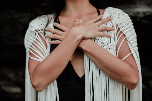Women's White Cardigan