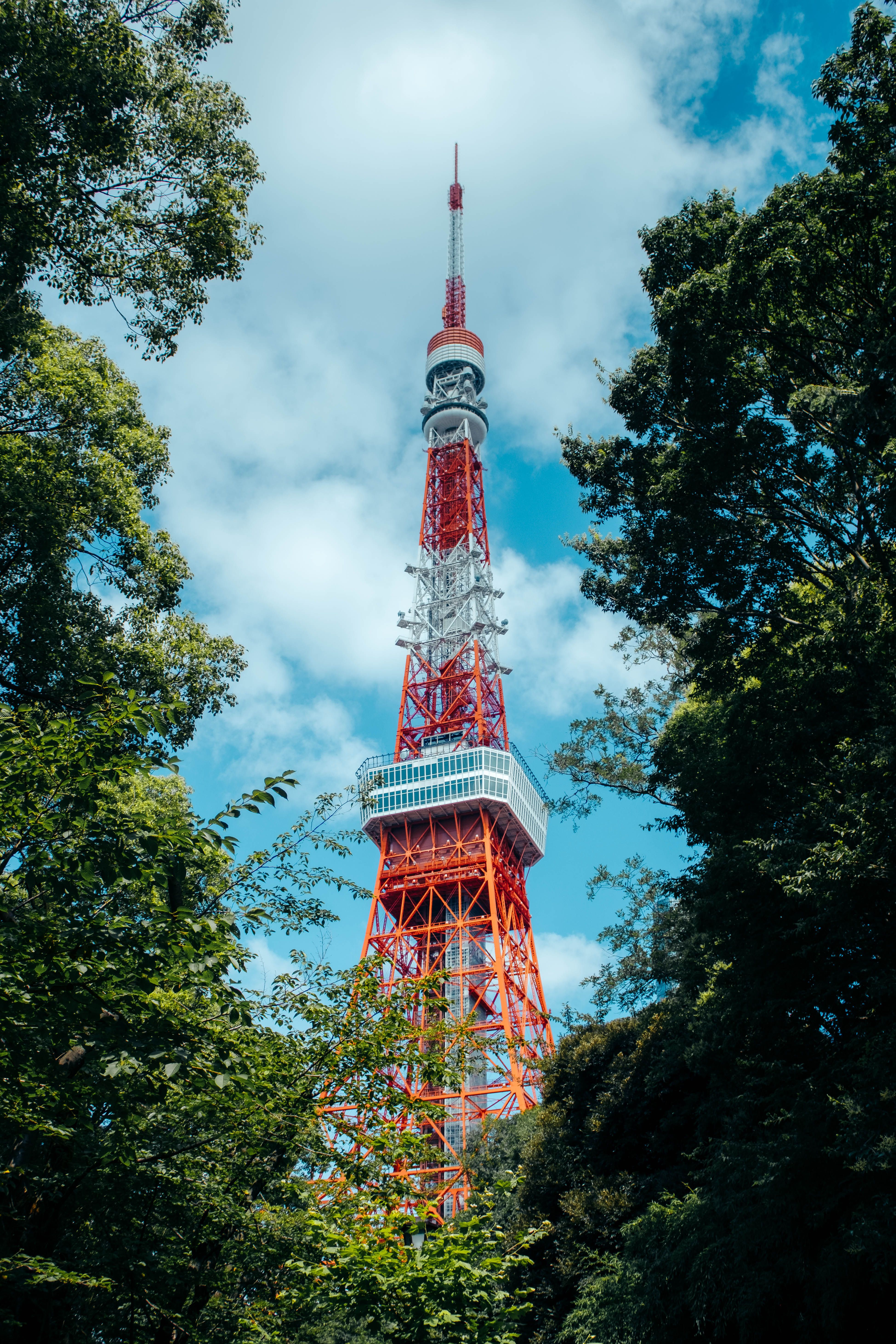 Iconic Tokyo Tower with Modern Cityscape · Free Stock Photo