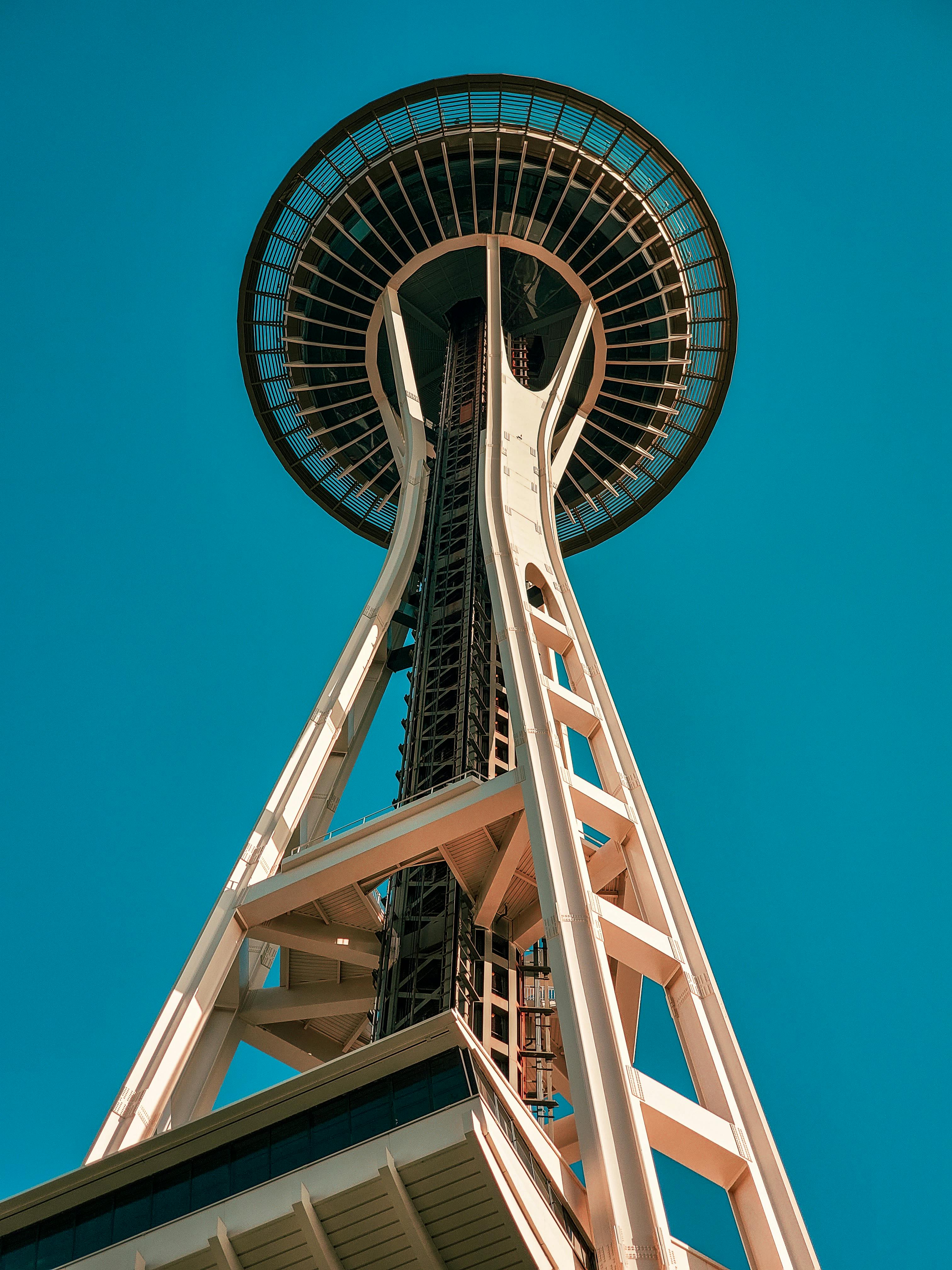 Free stock photo of blue sky, seattle space needle, space needle