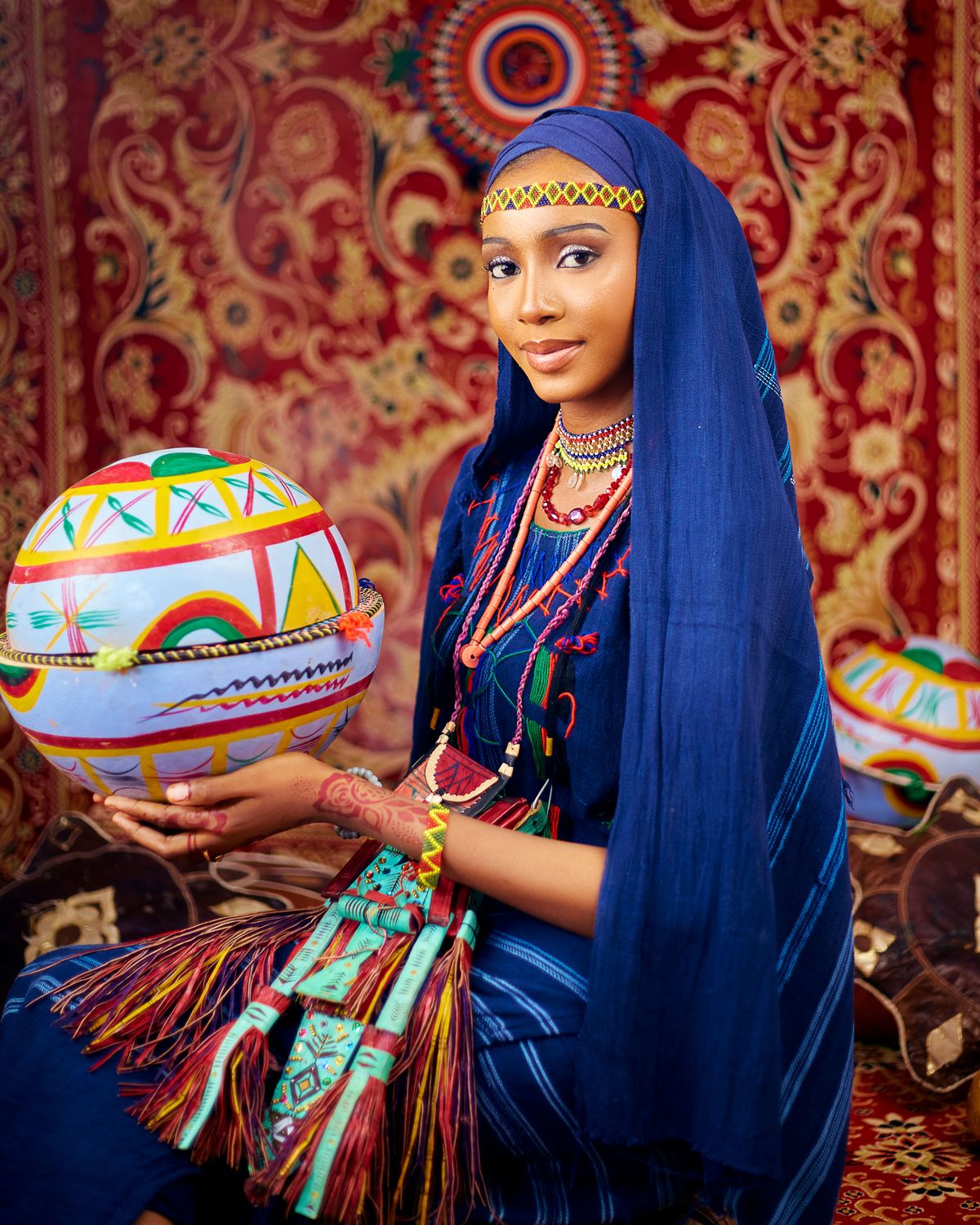 Cultural Portrait of Woman in Traditional Attire · Free Stock Photo