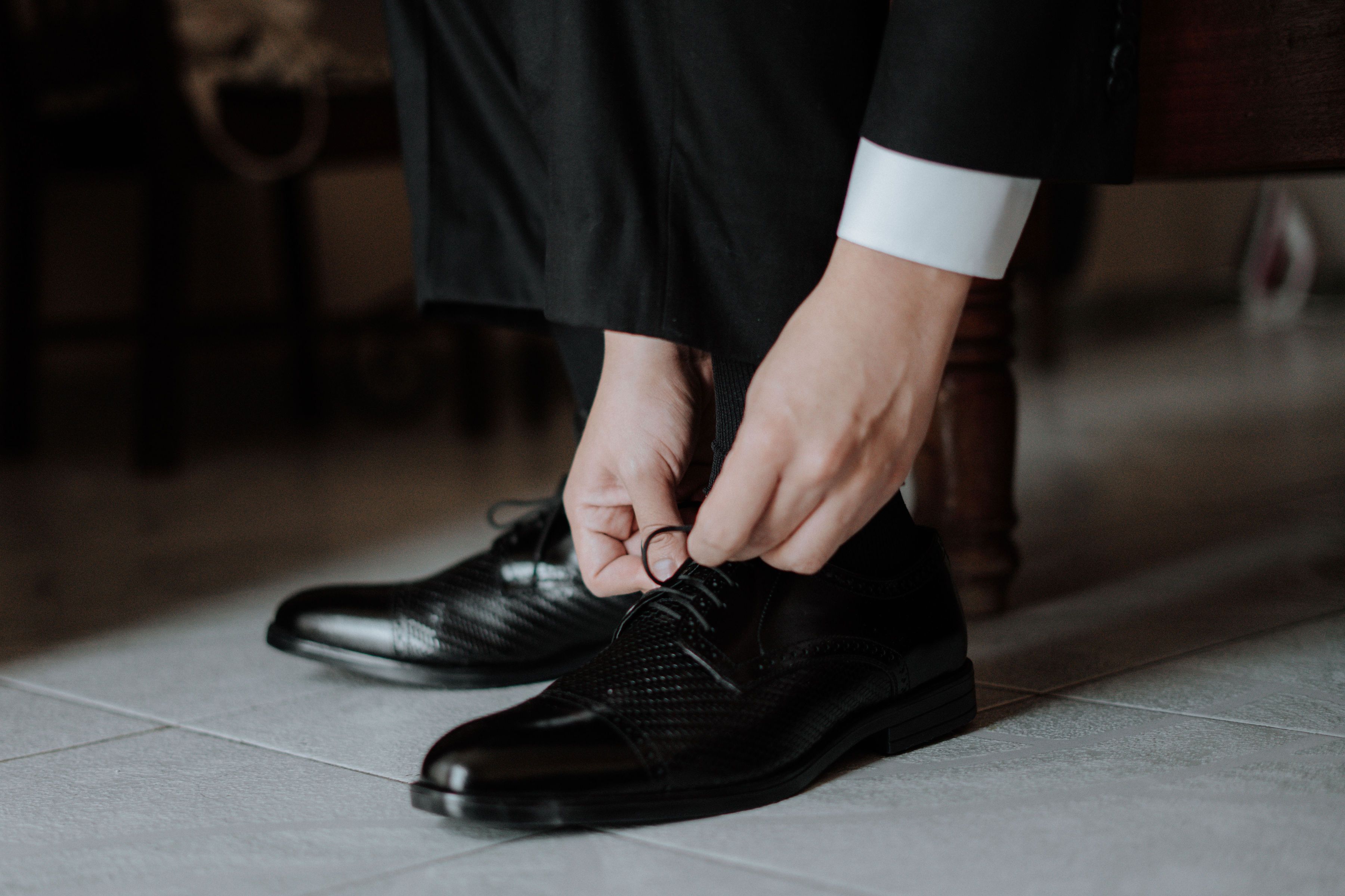 Thumbnail for Tying Shoelaces For Distinction In Formal Wear