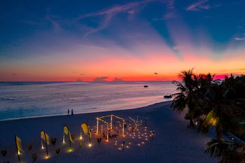 Foto Pantai Saat Fajar