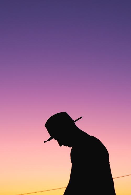 Silhouette Photo Of Person