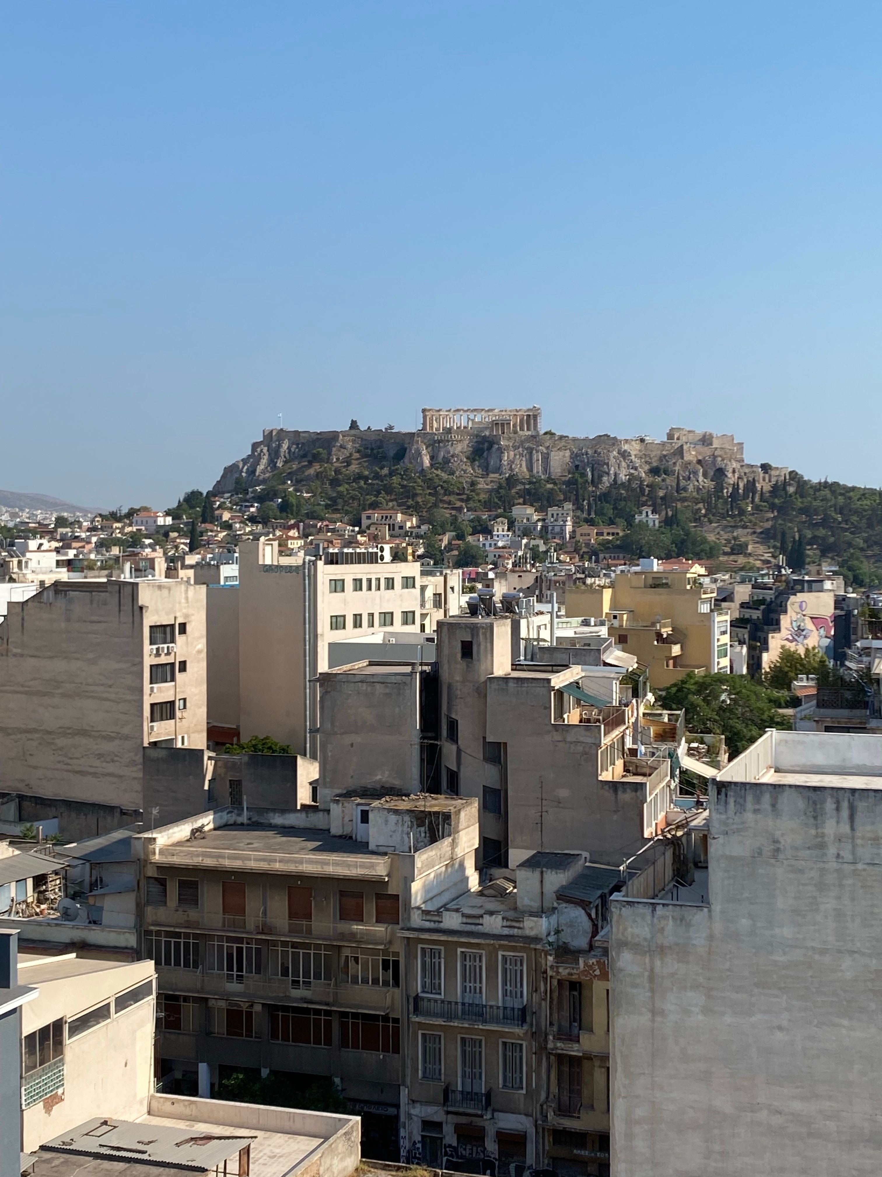 Rooftop View of Acropolis in Athens, Greece · Free Stock Photo